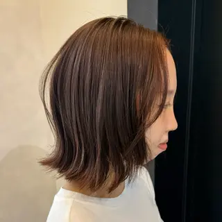 カラー Kaho 心斎橋カラーモデルのヘアスタイル