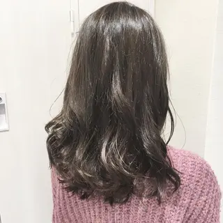 ミディアム カラー 似合わせ/レイヤー /ボブ/新谷のヘアスタイル