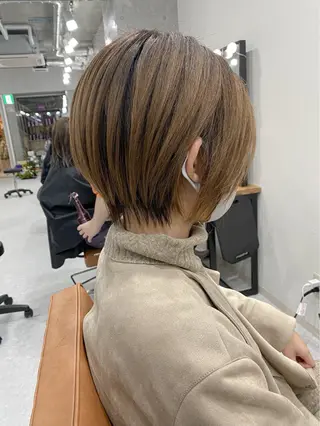 ショート 透明感🫧暖色カラー MIU💗のヘアスタイル