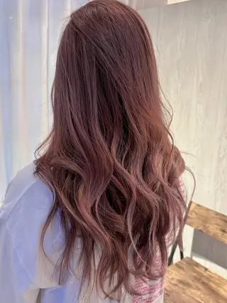 セミロング カラー ブリーチカラー🫧 森　凪沙のヘアスタイル