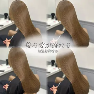 ロング カラー 髪質改善×矯正🫧 韓国ヘアasamiのヘアスタイル