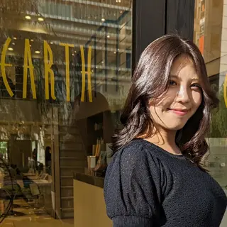 セミロング 知念 香トータル ビューティー🌷のヘアスタイル