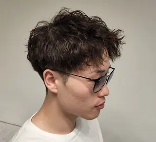 ショート パーマ メンズ 【イケメン風パーマ】 SHOFYのヘアスタイル