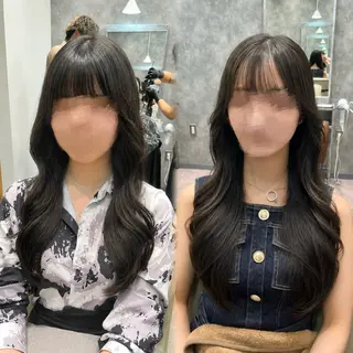 ロング 勝 瑞貴のヘアスタイル