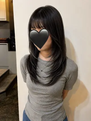 ロング カラー 🌛ダブルカラー 🌜SAYAKAのヘアスタイル