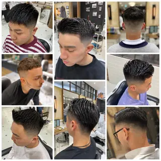 ショート メンズ 山﨑 愛也のヘアスタイル