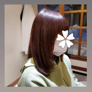 ミディアム カラー 松江 幸世のヘアスタイル