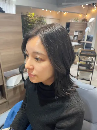 ミディアム 林 亮太のヘアスタイル