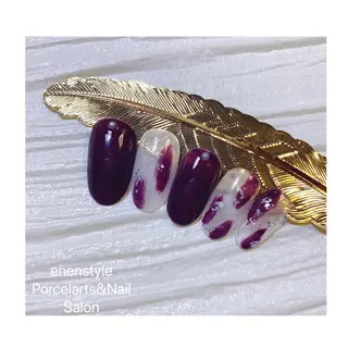 ミディアム ネイル 🐾enen style 🐾のネイルデザイン
