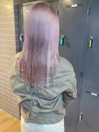 セミロング yoriダブルカラー 代表すがわらのヘアスタイル