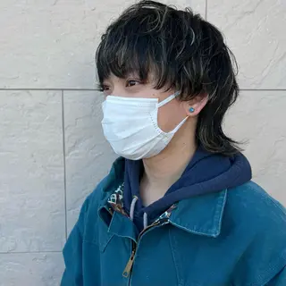 カラー パーマ メンズ 塩澤 悠希のヘアスタイル