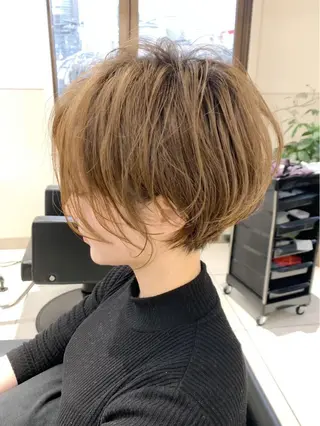 ショート 艶髪/ショート/ ボブ/なつきのヘアスタイル