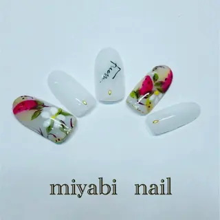 ネイル miyabi nail 桂川駅近くのネイルデザイン