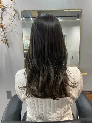 ロング カラー 【表参道】Ruri デジタルパーマのヘアスタイル