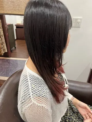 ロング カラー TELA HAIR 店長 塩田のヘアスタイル