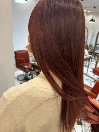 ロング カラー 西郷 友菜のヘアスタイル