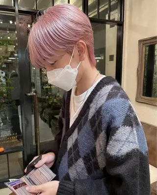 カラー メンズ 岡山メンズヘア特化 テラのヘアスタイル