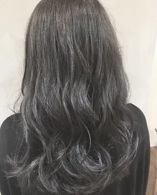 セミロング 【ブリーチ髪質改善 パーマ】宮田浩章のヘアスタイル