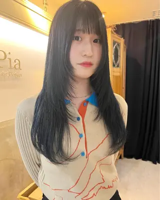 ロング カラー 松尾太樹 【pia】福岡美容室のヘアスタイル
