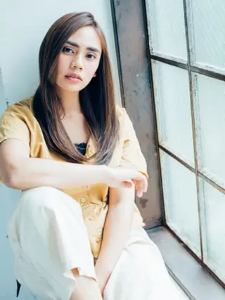 ロング パーマ カラー Emerge武蔵小杉 駅店【エマージュ】のヘアスタイル