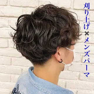 パーマ 透明感カラー🌿 グレージュ🐺陽介のヘアスタイル