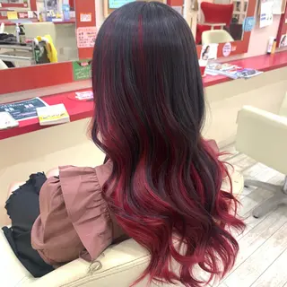 ロング カラー 櫻井 なんなのヘアスタイル
