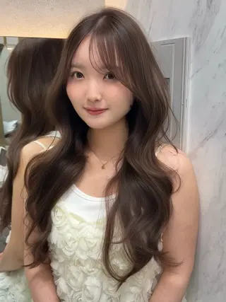 ロング カラー レイヤーダブルカラー KYONのヘアスタイル