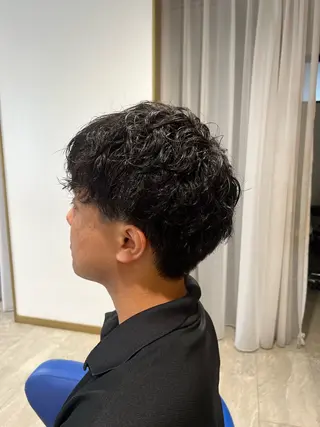 パーマ メンズ letter by novel 大野のヘアスタイル