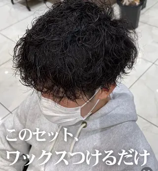 パーマ メンズ 🔥メンズ特化/パー マ/縮毛矯正🔥萌のヘアスタイル