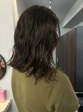 ミディアム パーマ ヘアアレンジ 💟Opus // Mizuki🐕のヘアスタイル