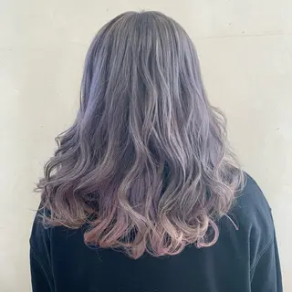 セミロング カラー 佐藤 瑚碧のヘアスタイル