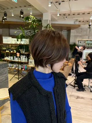 ショート カラー 表参道/ショート特化 /似合わせ/荒砂のヘアスタイル