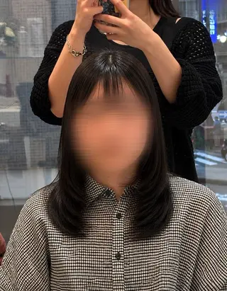 ミディアム 池袋 縮毛/艶カラー /レイヤー🌙ゆきのヘアスタイル