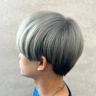 ショート カラー パーマ ヘアアレンジ メンズ 仕上がり満足度No. 1🔥BLUCK🔥のヘアスタイル