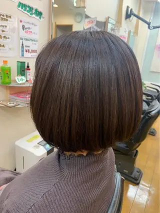 ミディアム 縮毛矯正モデル募集中 美容室HATSUのヘアスタイル