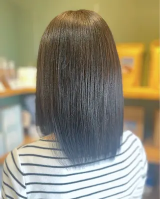 ロング 【天然ヘナ専門】市川 真一のヘアスタイル