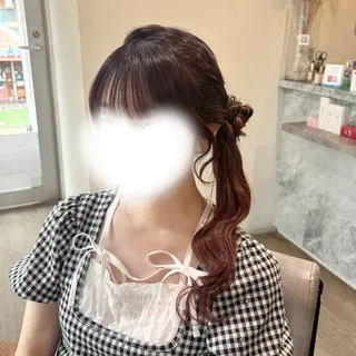 ヘアアレンジ ゆ ののヘアスタイル