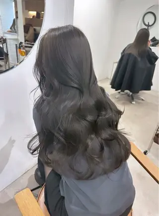ロング ツヤツヤ縮毛矯正 /美髪カラー　小山のヘアスタイル