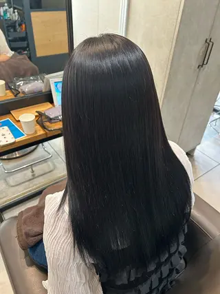 セミロング 透明感カラー/ Ⓜ️めぐみのヘアスタイル