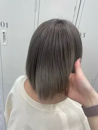 ミディアム カラー ヘアアレンジ ボブ /ニュアンス/ satomi🧸💖のヘアスタイル