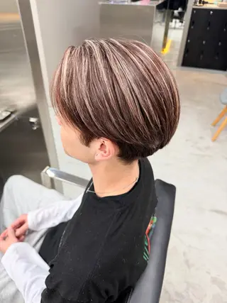 メンズ 難波 海のヘアスタイル
