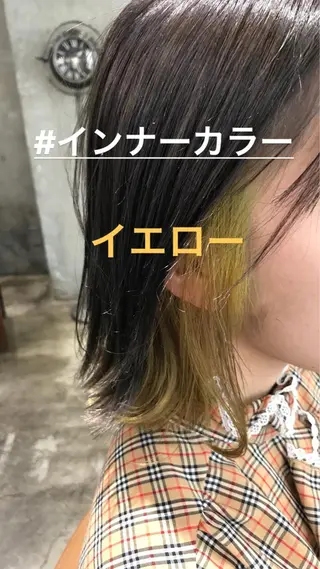 ミディアム カラー パーマ ヘアアレンジ メンズ キッズ ネイル マツエク・マツパ サロンドミルク 渋谷高比良のヘアスタイル