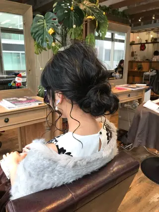 ヘアアレンジ ツシマ ユウキのヘアスタイル