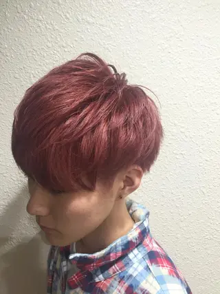 ショート カラー パーマ ヘアアレンジ メンズ キッズ ネイル マツエク・マツパ 新宿/髪質改善/ 美髪矯正✨浅江通友のヘアスタイル