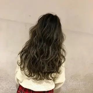 ロング 福原 優介のヘアスタイル