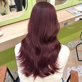 カラー yuka♡/暖色系/ ブリーチなしWカラーのヘアスタイル