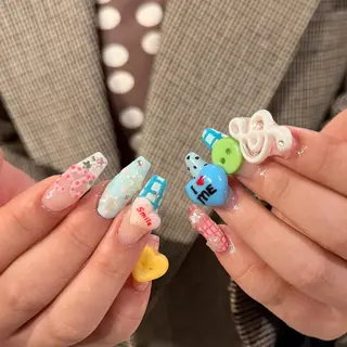 ロング 小川 柚香のネイルデザイン