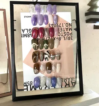ショート カラー キッズ ネイル 2DY NAIL SALONのネイルデザイン