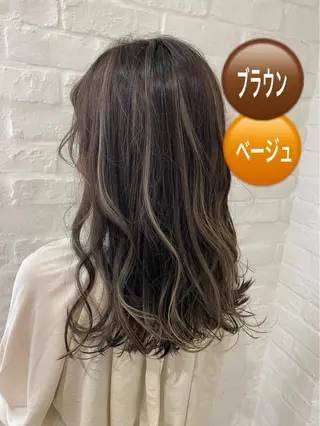ロング ハイトーン/メンズ 水野翔太のヘアスタイル