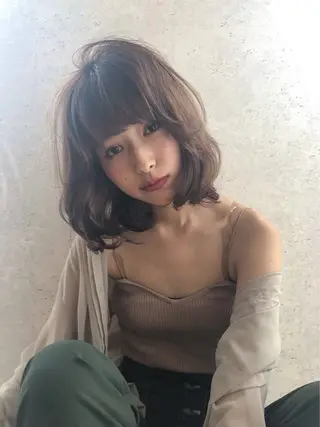 ミディアム Ryo /透明感カラーのヘアスタイル